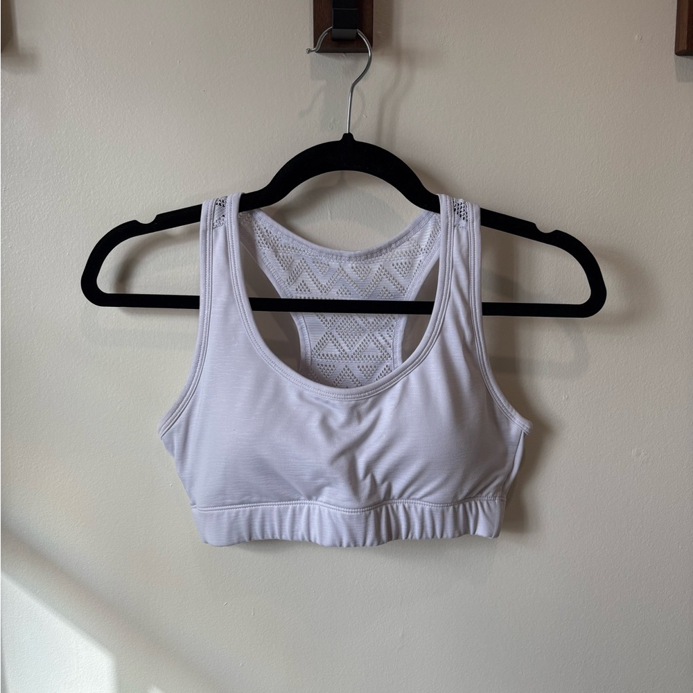 Zyia White Bomber Bra